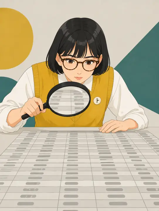 한표 — 숫자 살피기